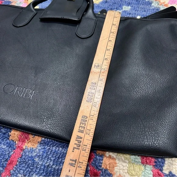 Limited Edition ORIBE Duffle Unisex Bag. Vegan Leather Black With Gold Hardware - Picture 14 of 15